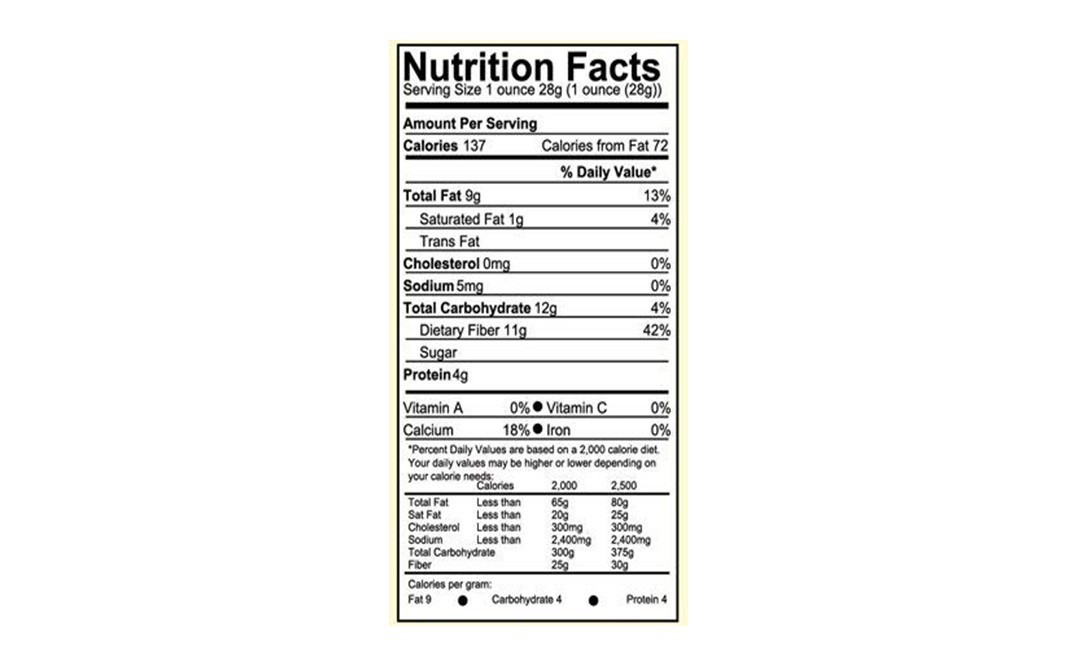 Oosh Chia Seeds    Box  500 grams
